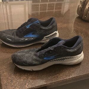 Brooks Navy and Gray Athletic Shoes